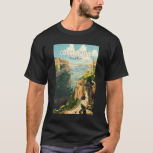 Constantine Algeria Travel Art Vintage T-shirt