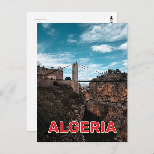 Constantine, Algerije Briefkaart (Voorkant / Achterkant)