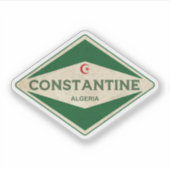 Constantine Algerije Vintage Sticker (Voorkant)