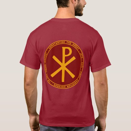 Constantine de Great Maroon & Gold Seal Shirt (Achterkant)