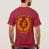 Constantine het Great Maroon & Gold Laurea Shirt (Achterkant)