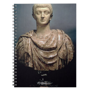 Constantine I (c.274-337) c.350 AD (marmer) Notitieboek