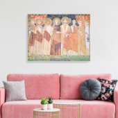 Constantine IV die aan bisschop voorrechten toeken Canvas Afdruk (Insitu (Woonkamer))