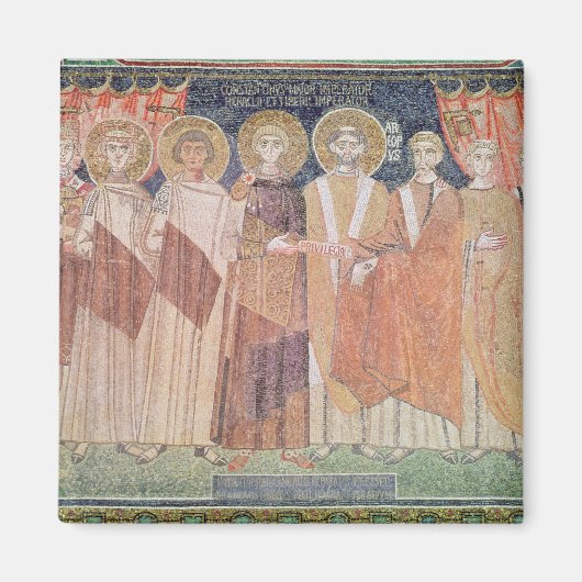 Constantine IV die aan bisschop voorrechten toeken Magneet (Voorkant)