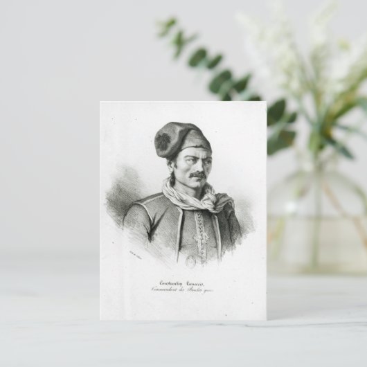 Constantine Kanaris Briefkaart (Staand voorkant)