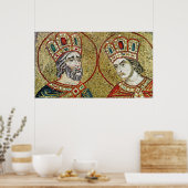 Constantine the Great and St. Helena Poster (Keuken)