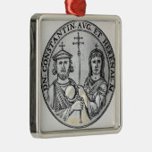 Constantine VI en zijn moeder Irene Metalen Ornament (Rechts)