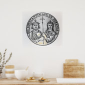 Constantine VI en zijn moeder Irene Poster (Keuken)