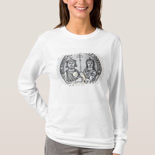 Constantine VI en zijn moeder Irene T-shirt (Voorkant)