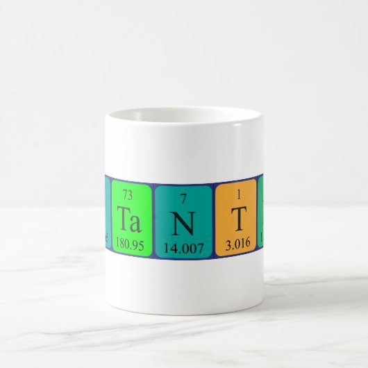 Constantinetabel periodieke mok naam (Center)