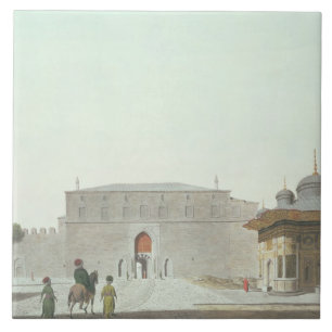 Constantinopel: Haghia Sophia Square laat zien Tegeltje