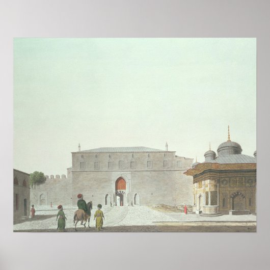 Constantinopel: Haghia Sophia Square toont de f Poster (Voorkant)