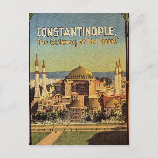 Constantinopel, Hagia Sophia, Istanbul, Turkije Briefkaart (Voorkant)