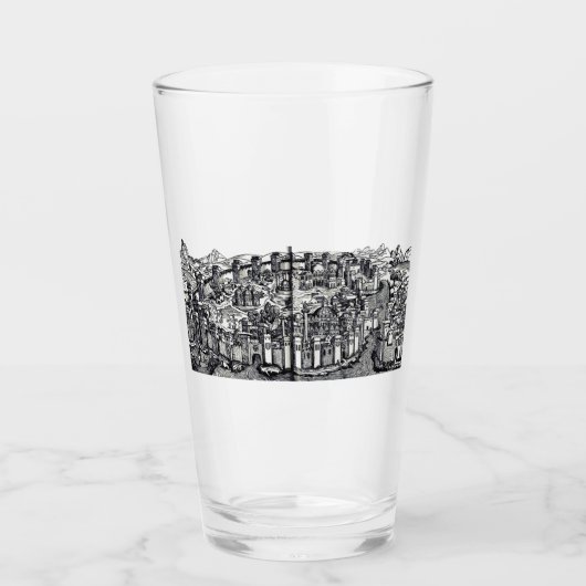 Constantinopel hoofdstad van het Romeinse Rijk Glas (Voorkant)