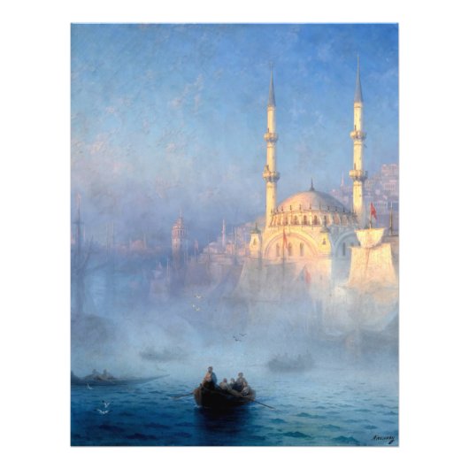Constantinopel, Ivan Aivazovsky Foto Afdruk (Voorkant)