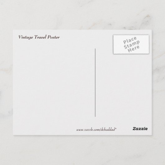  Constantinopel Reisreclame Briefkaart (Achterkant)