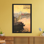 Constantinopel Reisreclame Canvas Afdruk (Insitu (Woonkamer))