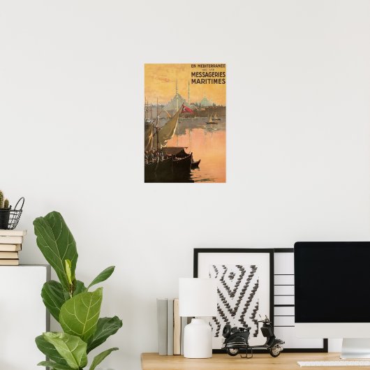  Constantinopel Reisreclame Poster (Thuiskantoor)