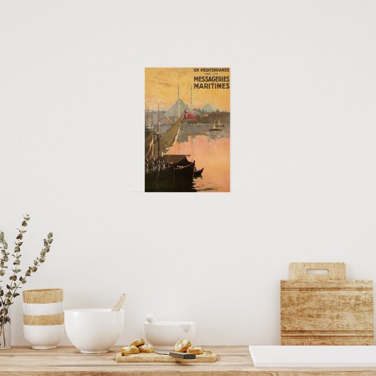  Constantinopel Reisreclame Poster (Keuken)