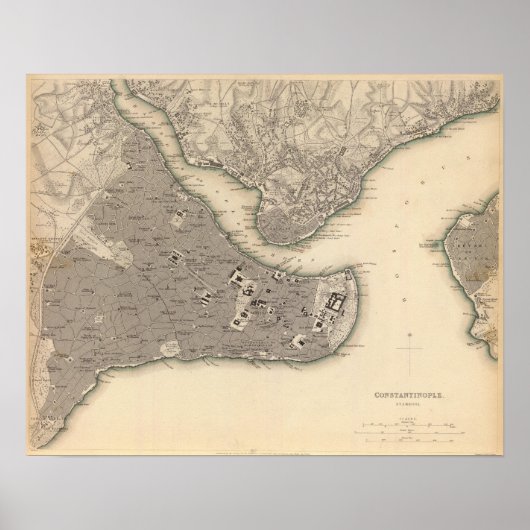 Constantinopel Stambool Poster (Voorkant)