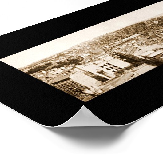 Constantinopel Turkije Foto 1888 Poster (Hoek)