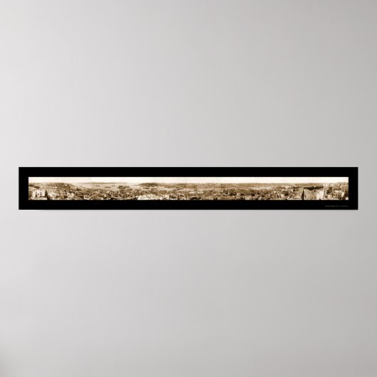 Constantinopel Turkije Foto 1888 Poster (Voorkant)