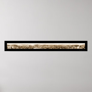 Constantinopel Turkije Foto 1888 Poster