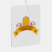 Constantinopel voor altijd metalen ornament (Voorkant Rechts)