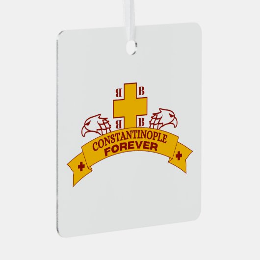 Constantinopel voor altijd metalen ornament (Voorkant Rechts)