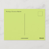 Constanza Dominicaanse Republiek Briefkaart (Achterkant)