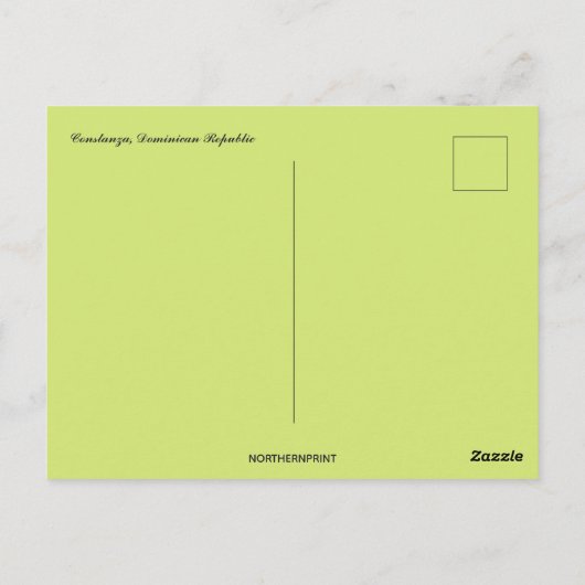 Constanza Dominicaanse Republiek Briefkaart (Achterkant)