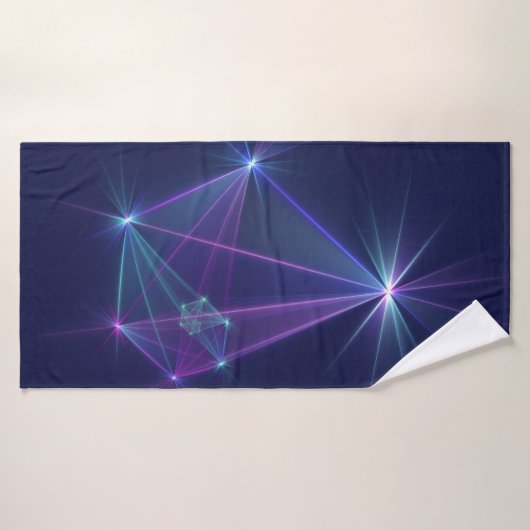 Constellatie, Abstracte Fantasy Fractal Art Badhanddoek (Badhanddoek)