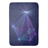 Constellatie, Abstracte Fantasy Fractal Art Badmat (Voorkant Verticaal)