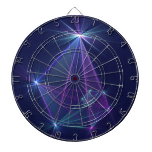 Constellatie, Abstracte Fantasy Fractal Art Dartbord