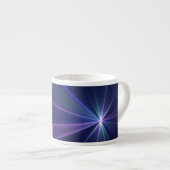 Constellatie, Abstracte Fantasy Fractal Art Espresso Kop (Voorkant rechts)