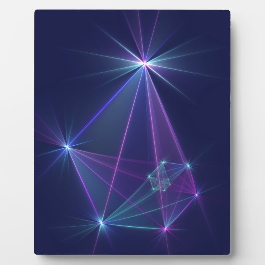 Constellatie, Abstracte Fantasy Fractal Art Fotoplaat (Voorkant)