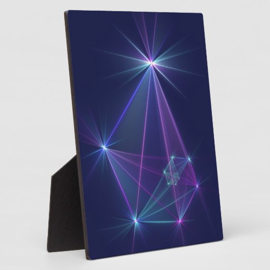 Constellatie, Abstracte Fantasy Fractal Art Fotoplaat (Zijkant)