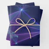 Constellatie, Abstracte Fantasy Fractal Art Inpakpapier Vel (In situ)