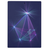 Constellatie, Abstracte Fantasy Fractal Art Klembord (Achterkant)