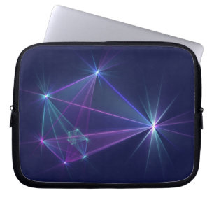 Constellatie, Abstracte Fantasy Fractal Art Laptop Sleeve