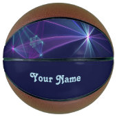 Constellatie, Abstracte Fantasy Fractal Art Name Basketbal (Voorkant)