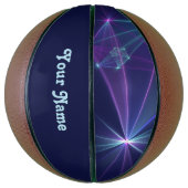 Constellatie, Abstracte Fantasy Fractal Art Name Basketbal (Verticaal)