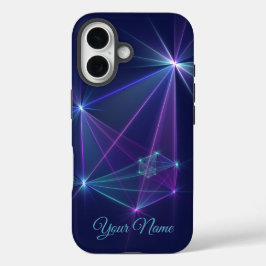 Constellatie, Abstracte Fantasy Fractal Art Name iPhone 16 Hoesje