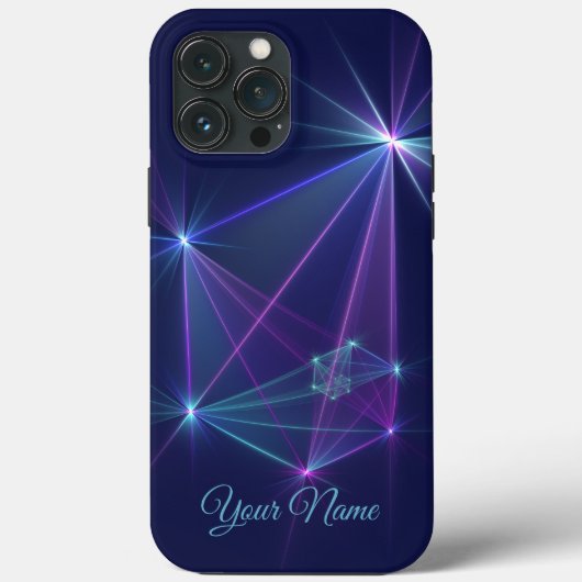 Constellatie, Abstracte Fantasy Fractal Art Name Case-Mate iPhone Case (Achterkant)