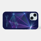 Constellatie, Abstracte Fantasy Fractal Art Name iPhone 15 Case (Achterkant horizontaal)