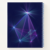 Constellatie, Abstracte Fantasy Fractal Art Name Notitieboek (Achterkant)