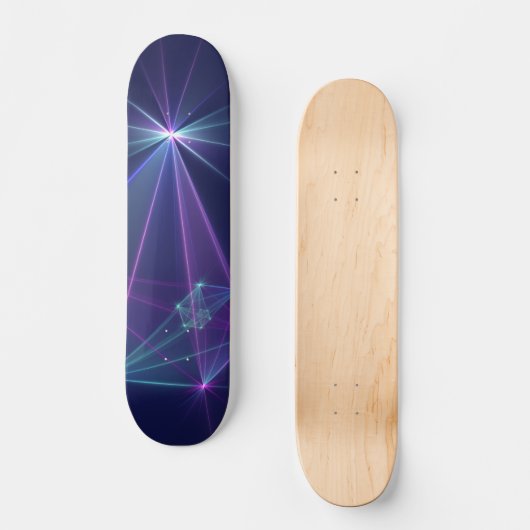 Constellatie, Abstracte Fantasy Fractal Art Persoonlijk Skateboard (Voorkant)
