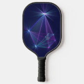 Constellatie, Abstracte Fantasy Fractal Art Pickleball Paddle (Achterkant)