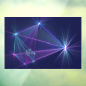 Constellatie, Abstracte Fantasy Fractal Art Raamsticker (Vel 3)