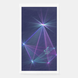 Constellatie, Abstracte Fantasy Fractal Art Servet